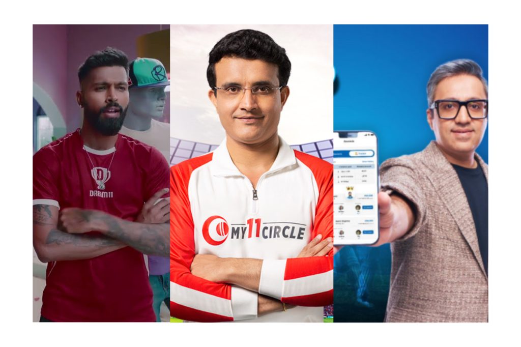 RMG company ads, Dream11, My11Circle, CrickPe Ashneer Grover