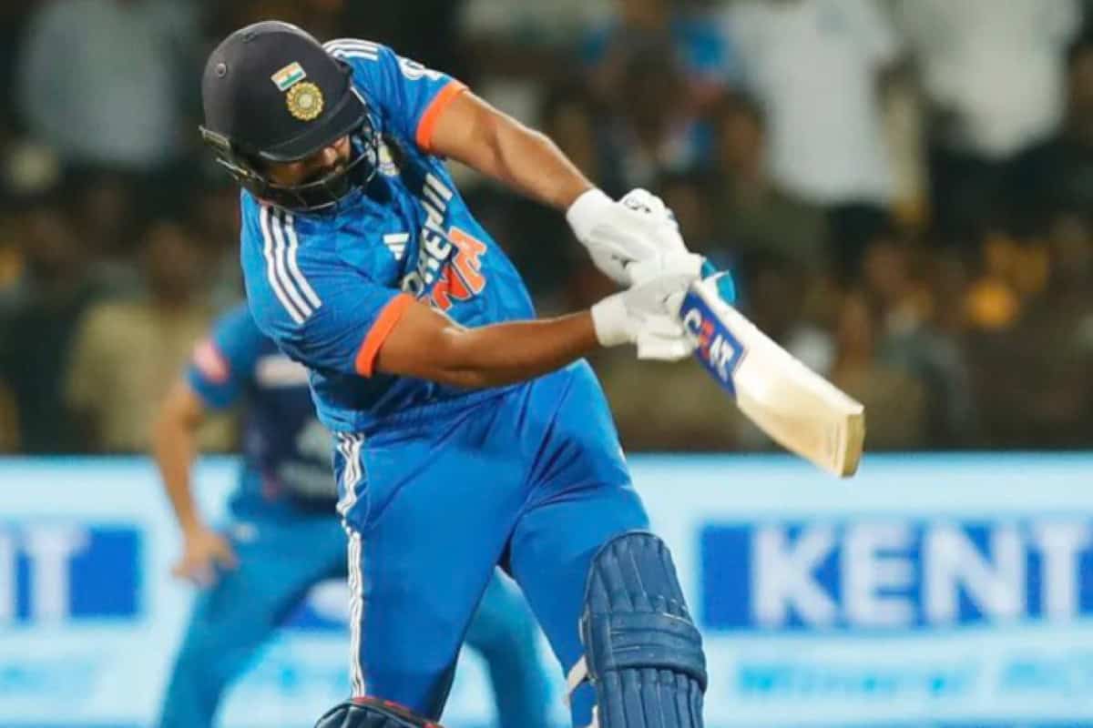 Rohit Sharma in action