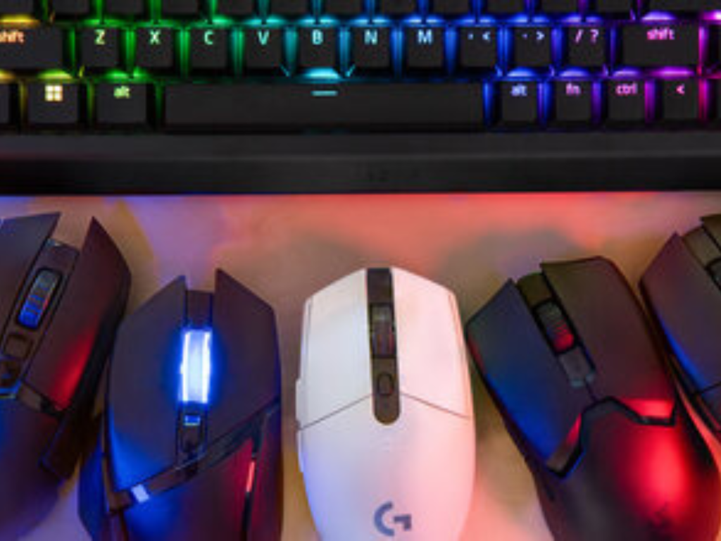 Top gaming mouse from Razer and Logitech for precision and performance, featuring high DPI, customizable buttons, and wireless technology.