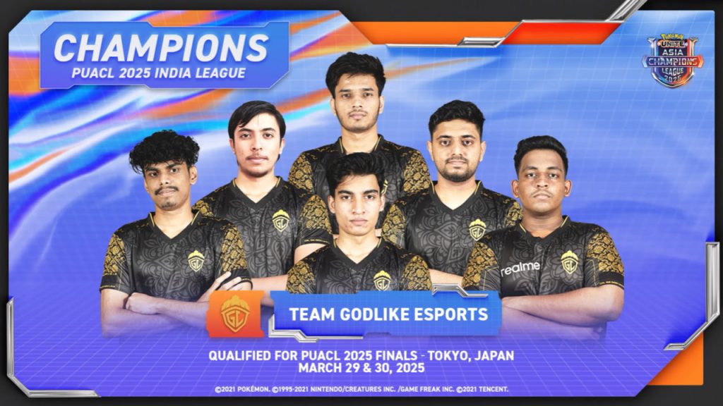 GodLike Esports Makes History at Pokémon UNITE ACL 2025 India League, Secures Spot in Japan Finals